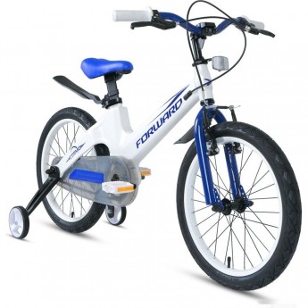 Велосипед FORWARD COSMO 18 (1 ск.) 2023, белый с рамой 18" Велосипед FORWARD COSMO 18 (1 ск.) 2023, белый с рамой 18"