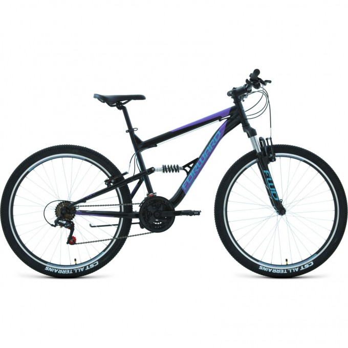 Велосипед FORWARD RAPTOR 27,5 1.0 (2020) черный/фиолетовый с рамой 18" 75139 CHERNYII/FIOLETOVYII 18 Велосипед FORWARD RAPTOR 27,5 1.0 (2020) черный/фиолетовый с рамой 18" 75139 CHERNYII/FIOLETOVYII 18