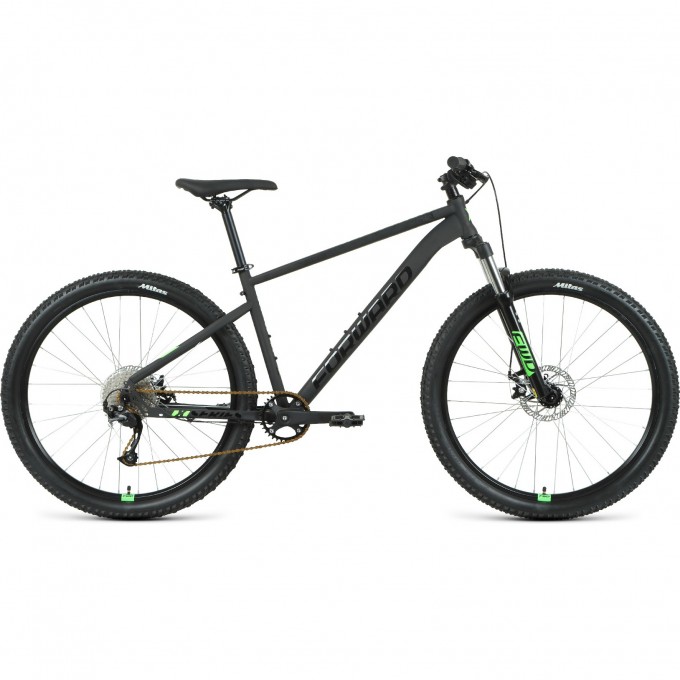 Велосипед FORWARD SPORTING 27,5 XX (2021) черный матовый/ярко-зеленый с рамой 17" 79397 CHERNYII/ZELENYII 17 Велосипед FORWARD SPORTING 27,5 XX (2021) черный матовый/ярко-зеленый с рамой 17" 79397 CHERNYII/ZELENYII 17