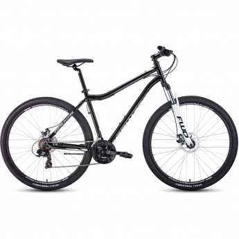 Велосипед FORWARD SPORTING 29 2.0 disc (2020) черный/белый с рамой 21"